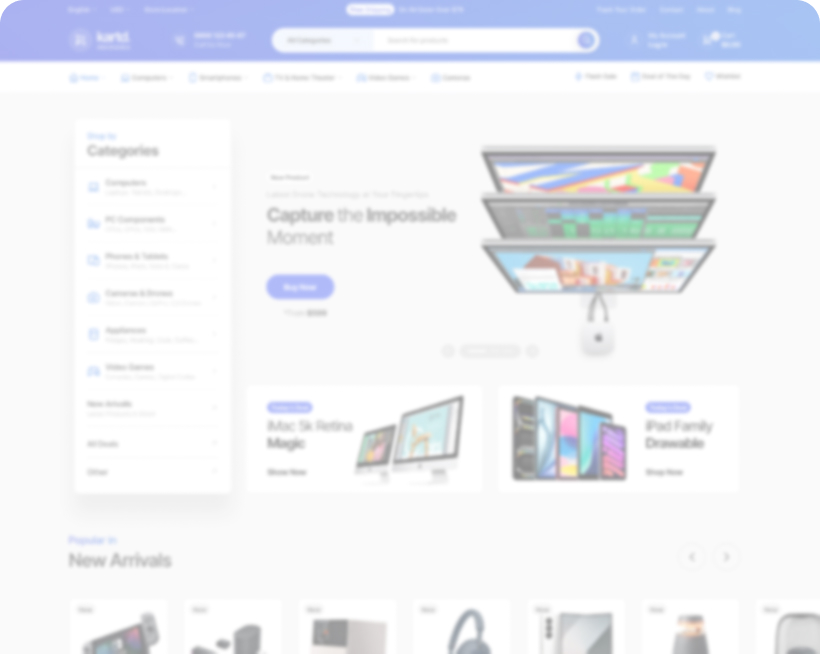 Setup your website with pre-build demo with just one-click and get huge head start on your project.